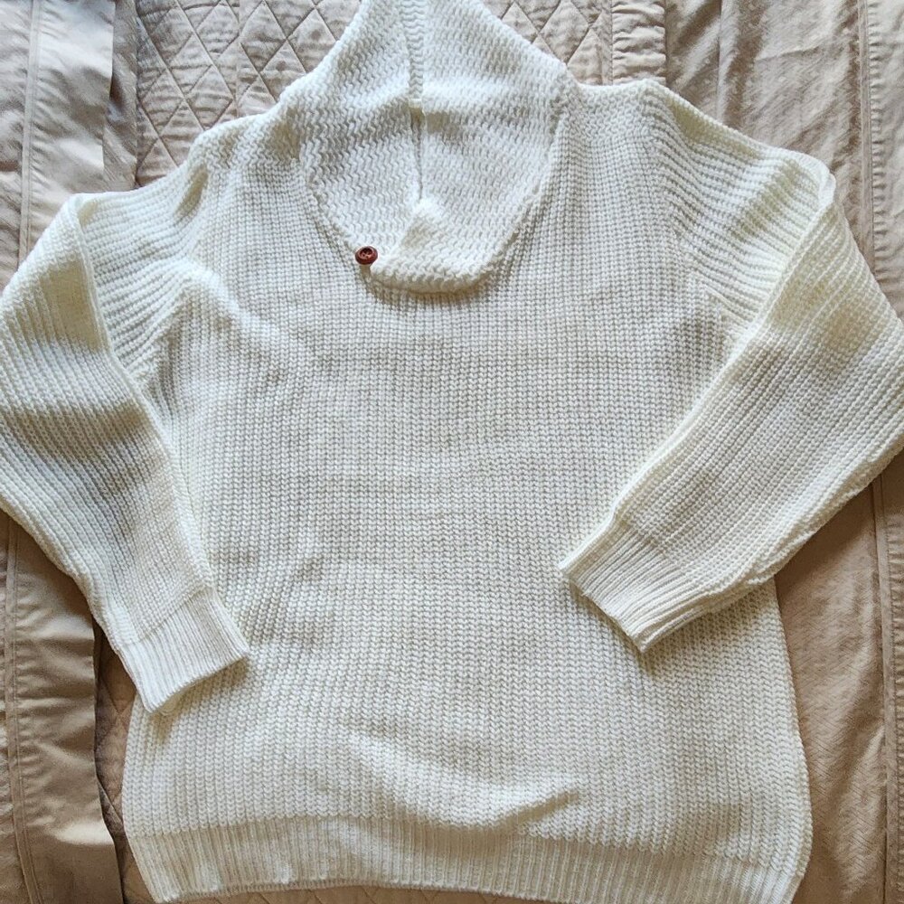 Mens Winter Solid Color Turtleneck Tops Knit Sweater Clothing Fashion XL